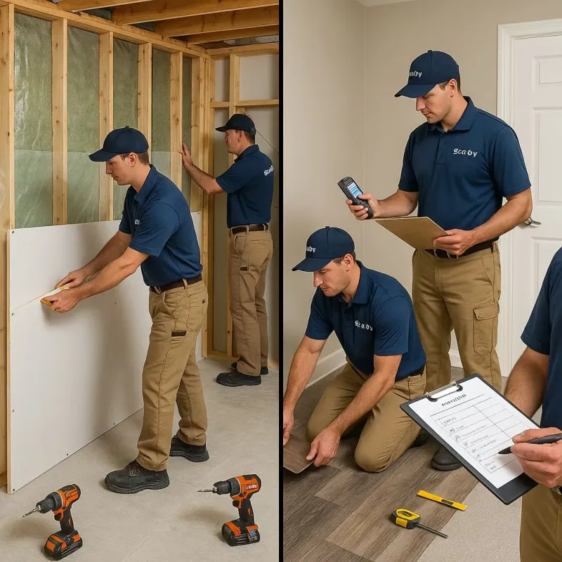 Repairs and Reconstruction process in Columbia County, PA