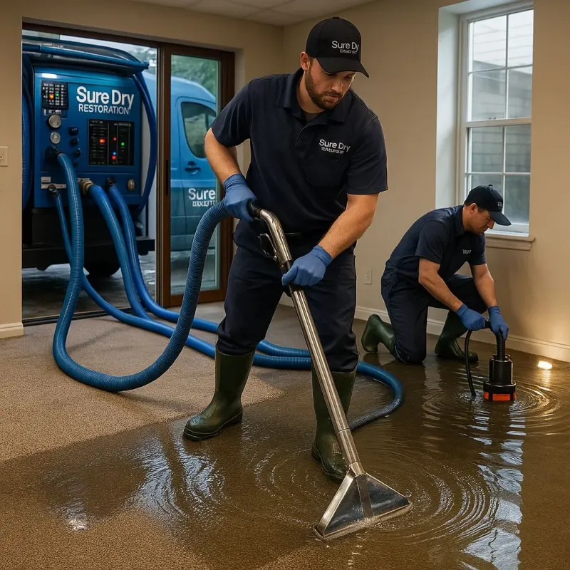 Water Extraction and Removal process in Columbia County, PA
